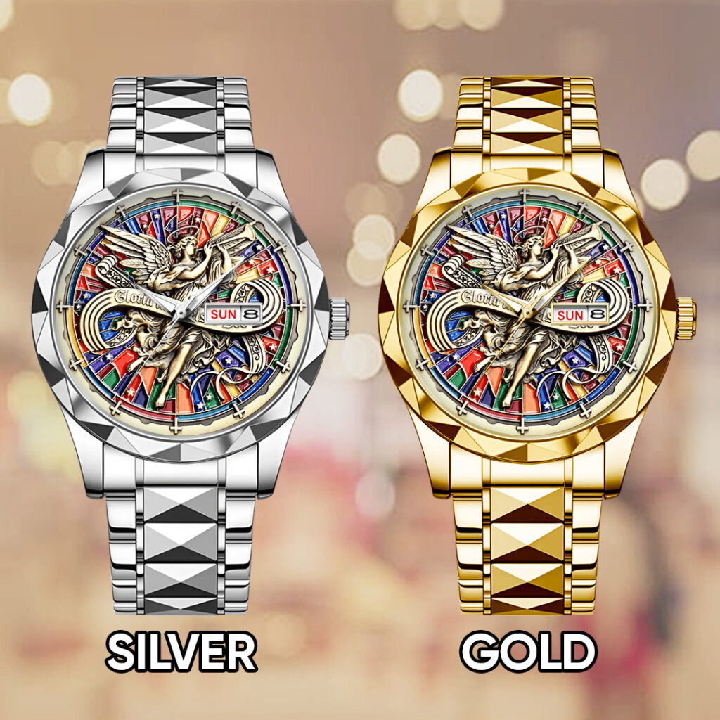 Gloria in excelsis Deo Alloy Luxury Quartz Watch - TANTN 15189