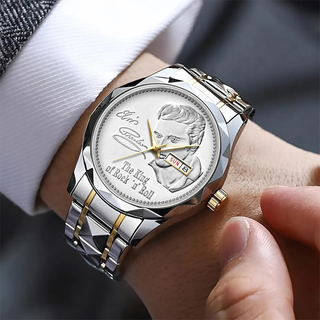 Elvis Presley Alloy Luxury Quartz Watch - TANTN15383