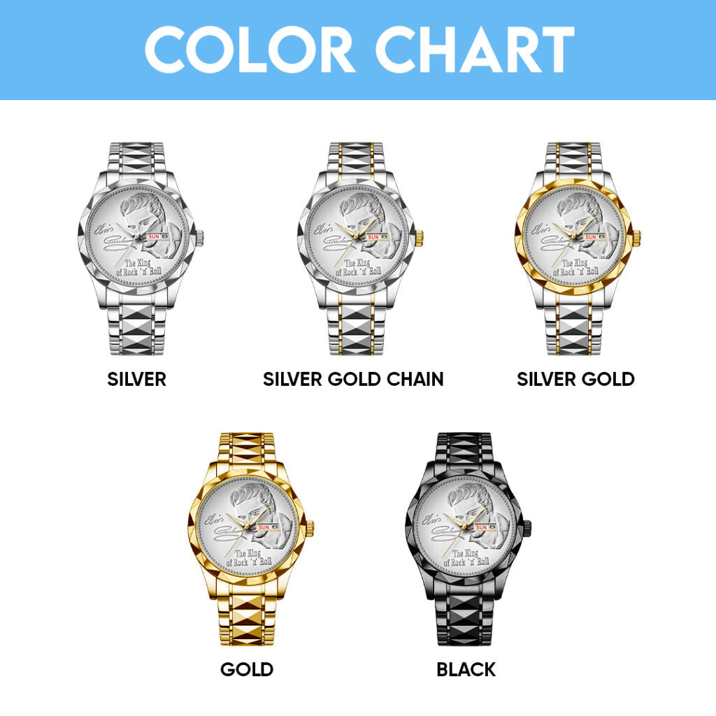 Elvis Presley Alloy Luxury Quartz Watch - TANTN15383