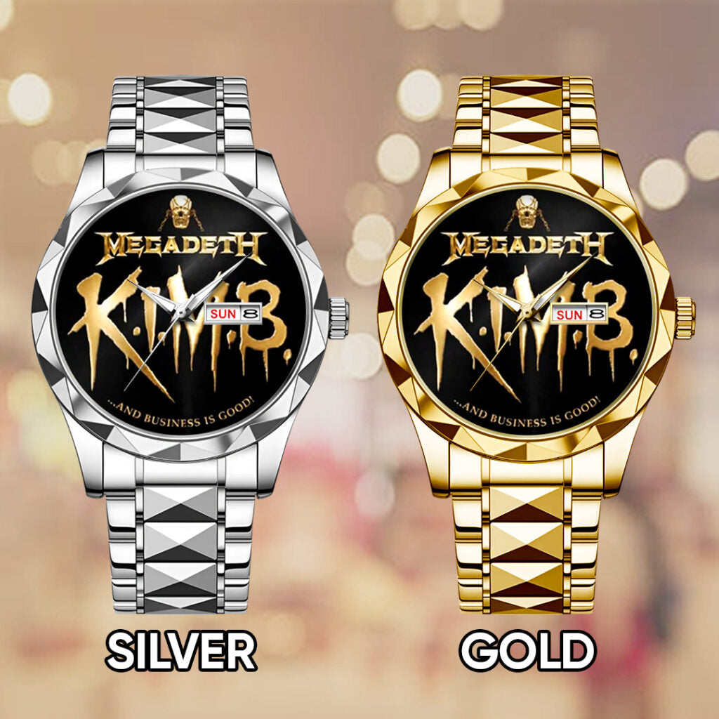 Megadeth Alloy Luxury Quartz Watch - TANTN15419