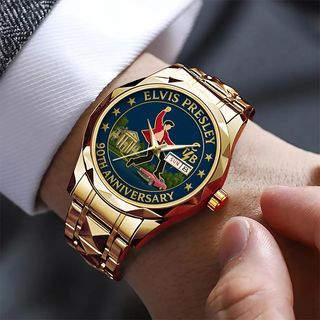 Elvis Presley Alloy Luxury Quartz Watch - TANTN15431
