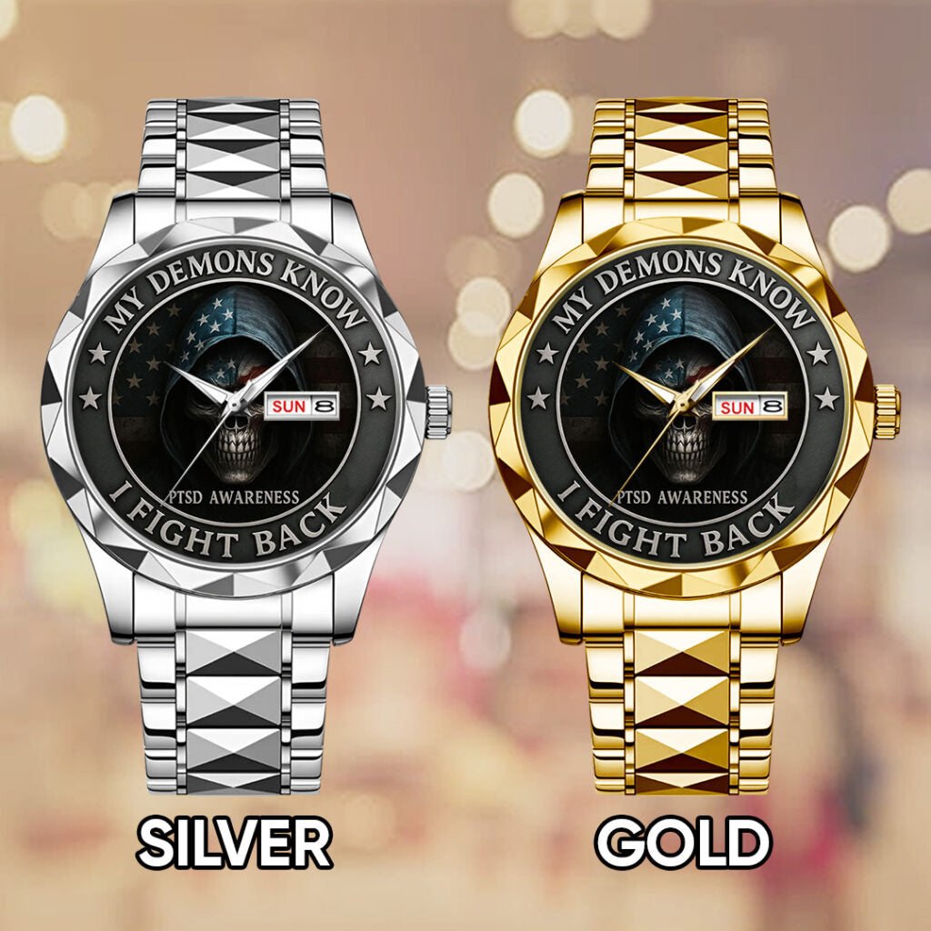PTSD Awareness Veterans Alloy Luxury Quartz Watch - TANTN15626