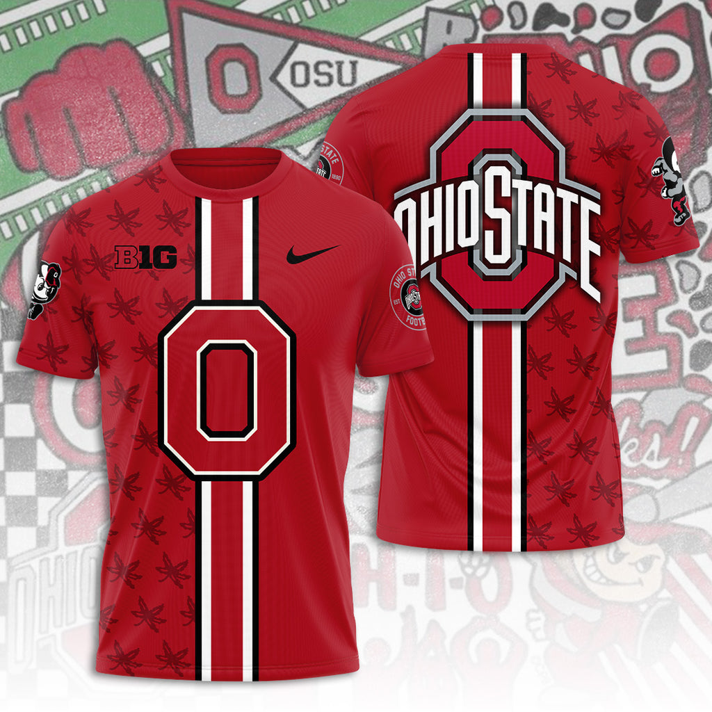 Ohio State Buckeyes Football 3D Apparel – TANTN15634