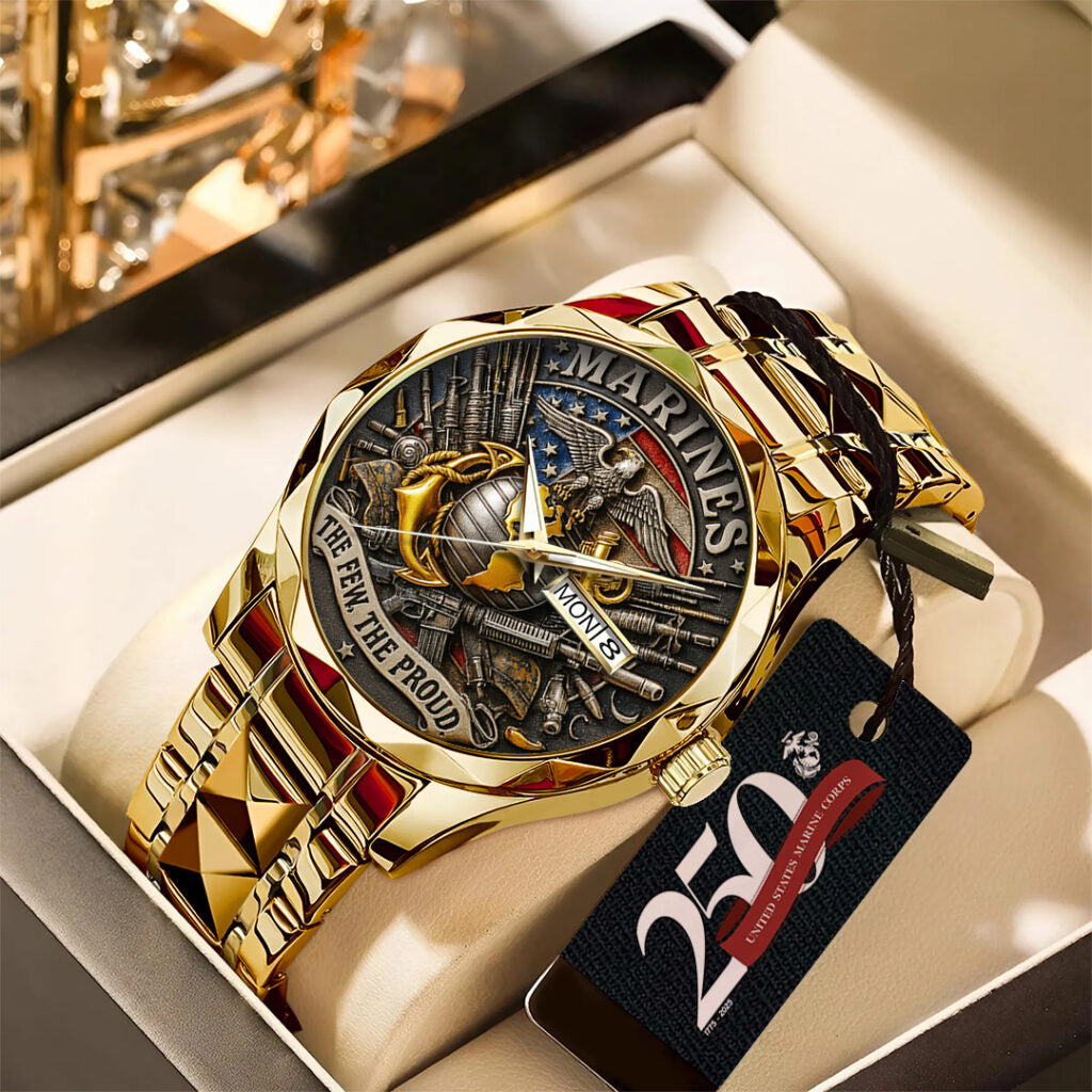 US Marine Corps Alloy Luxury Quartz Watch - TANTN15865