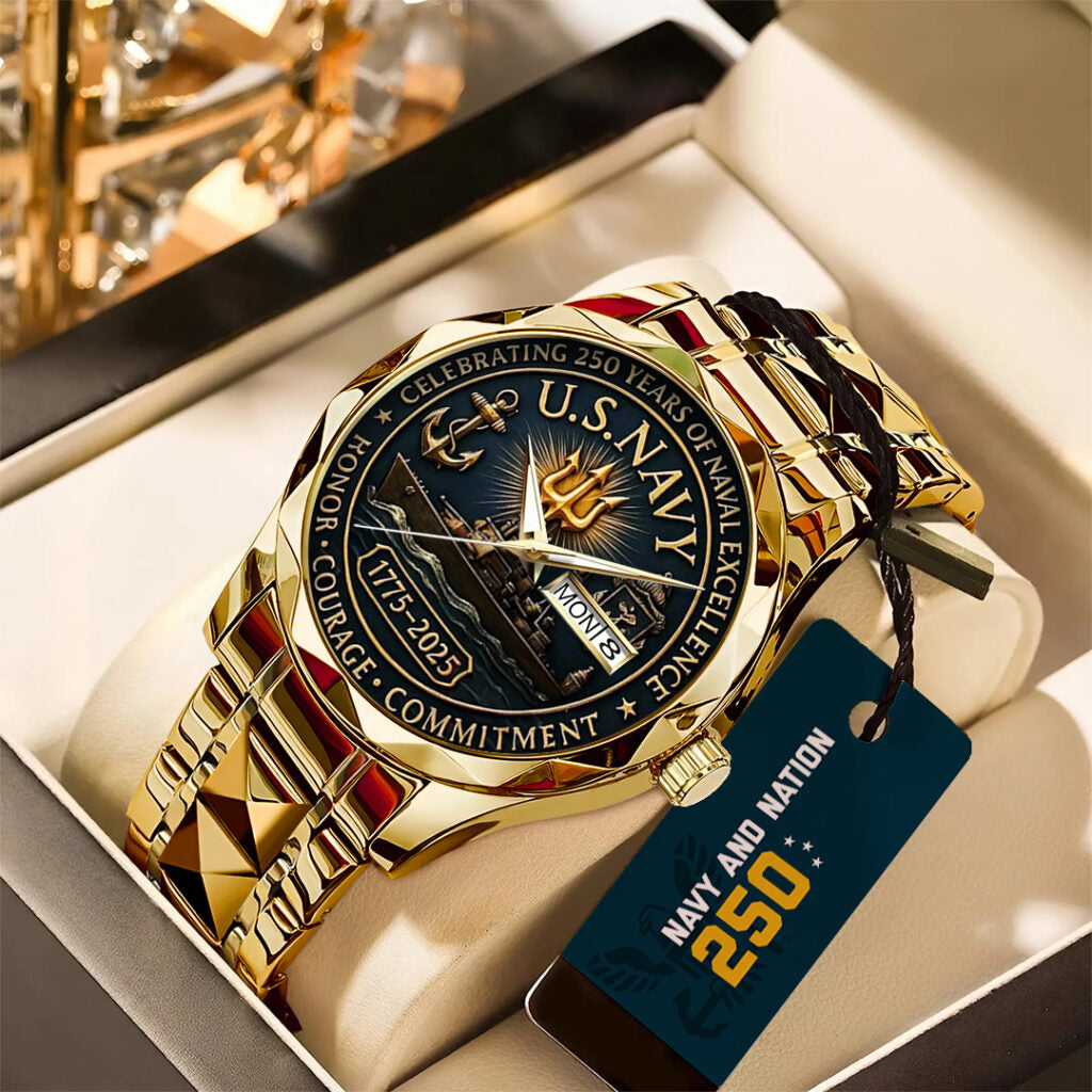 US Navy Alloy Luxury Quartz Watch - TANTN15983
