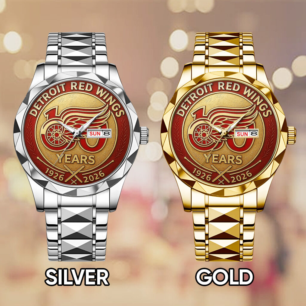 Detroit Red Wings 100th Anniversary 2026 Alloy Luxury Quartz Watch - TANTN16092