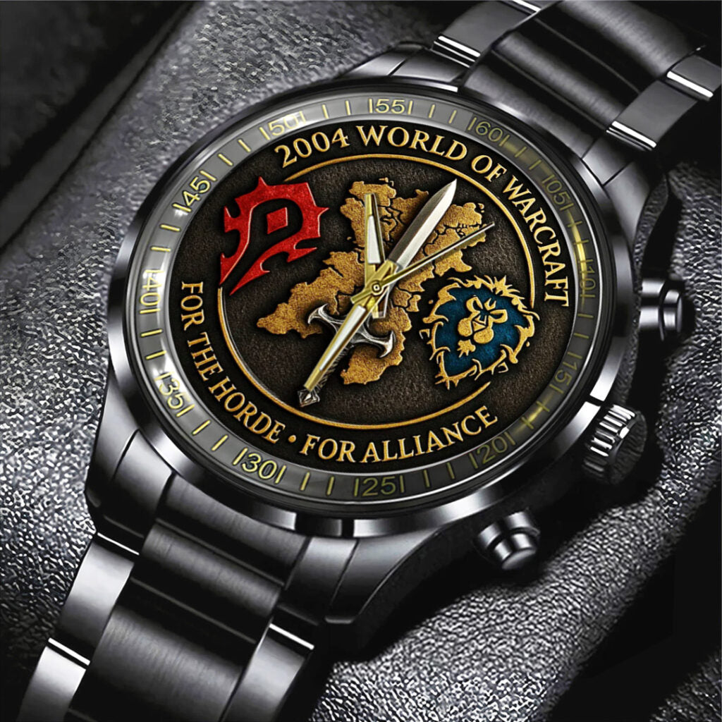 World Of Warcraft Black Stainless Steel Watch - TANTN16267
