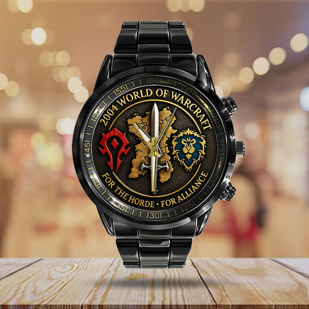 World Of Warcraft Black Stainless Steel Watch - TANTN16267