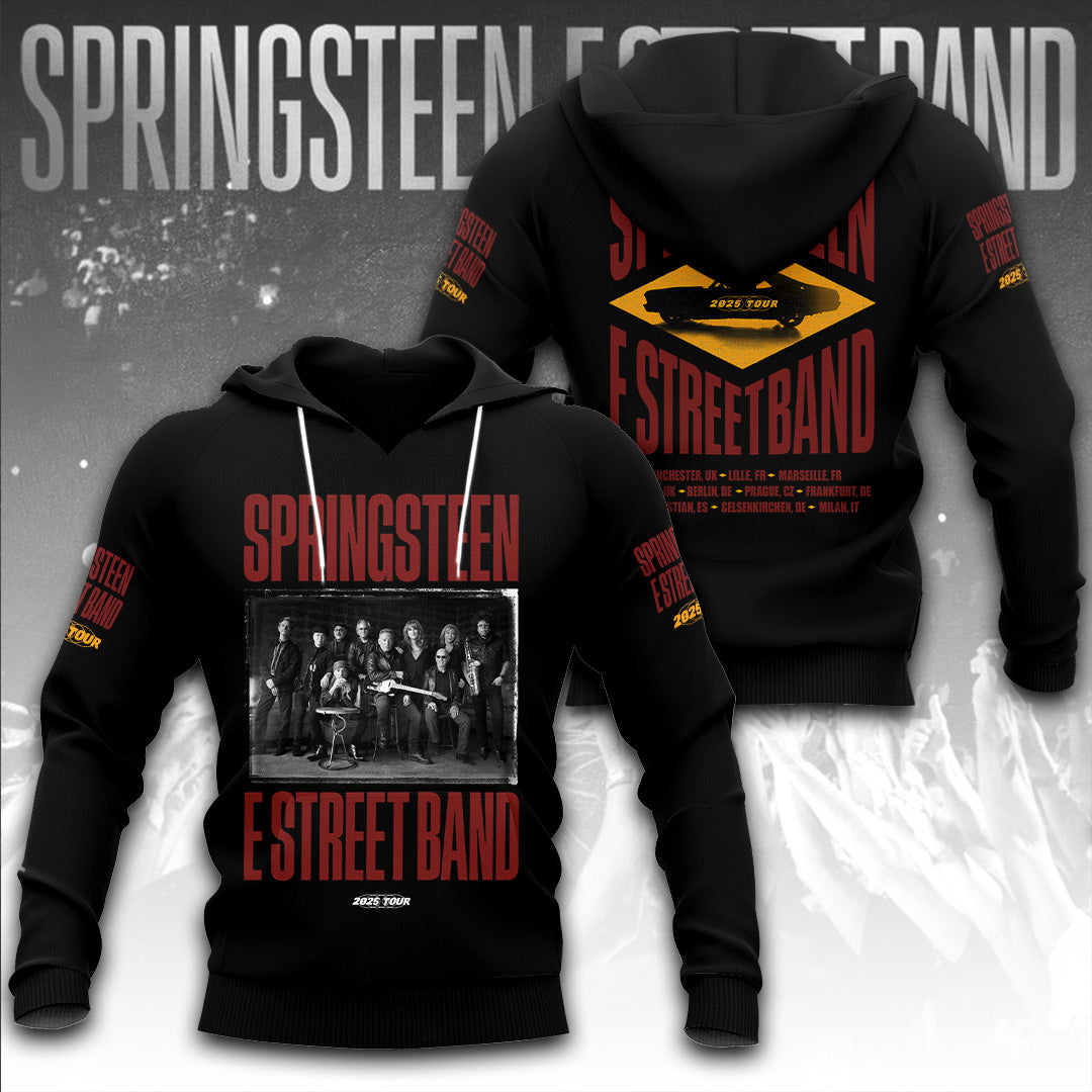 Bruce Springsteen x The E Street Band 2025 Tour 3D Apparel – TANTN16854