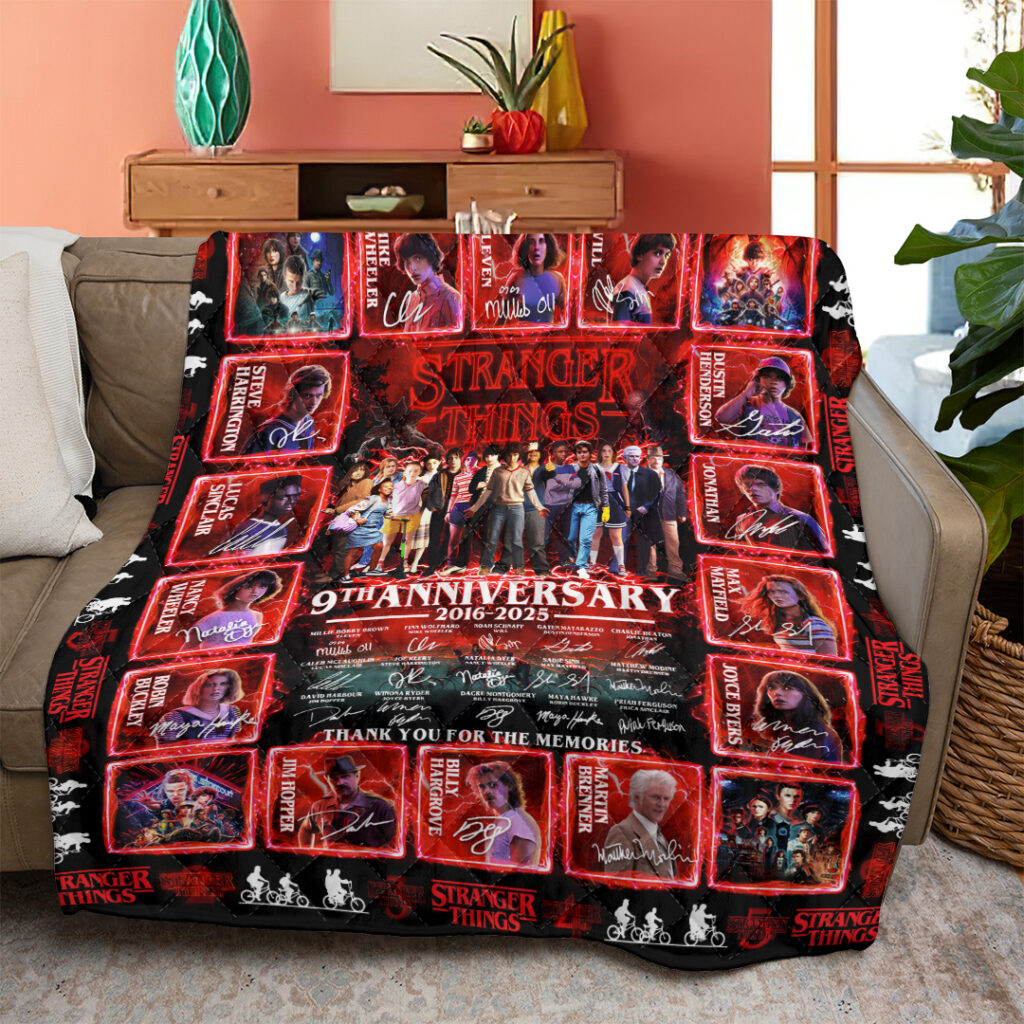 Stranger Things Quilt Blanket - TANTN17625