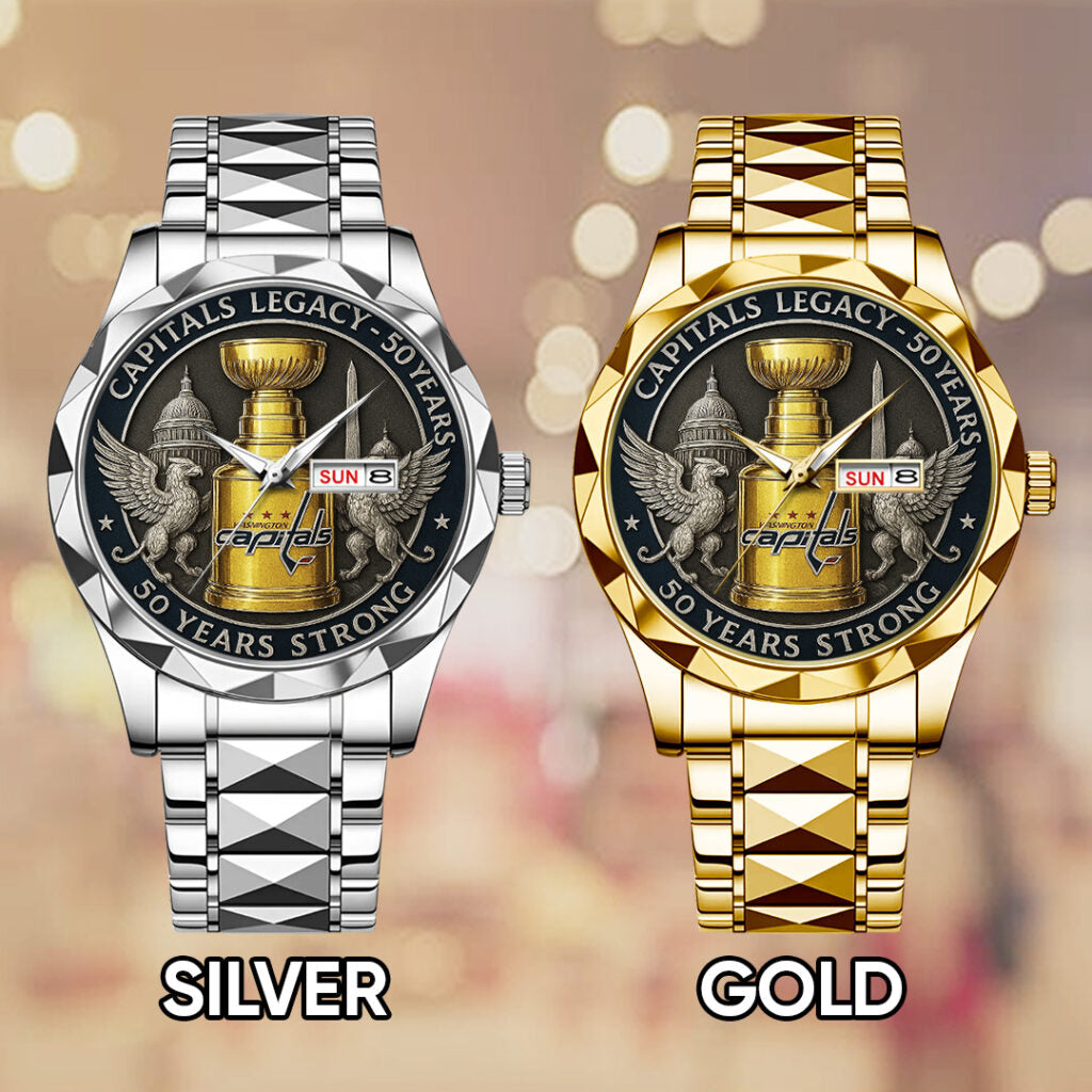 Washington Capitals 50 Years Alloy Luxury Quartz Watch - TANTN17826