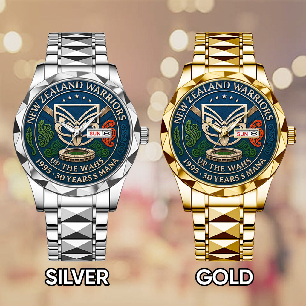 New Zealand Warriors 30th Anniversary Alloy Luxury Quartz Watch - TANTN17875