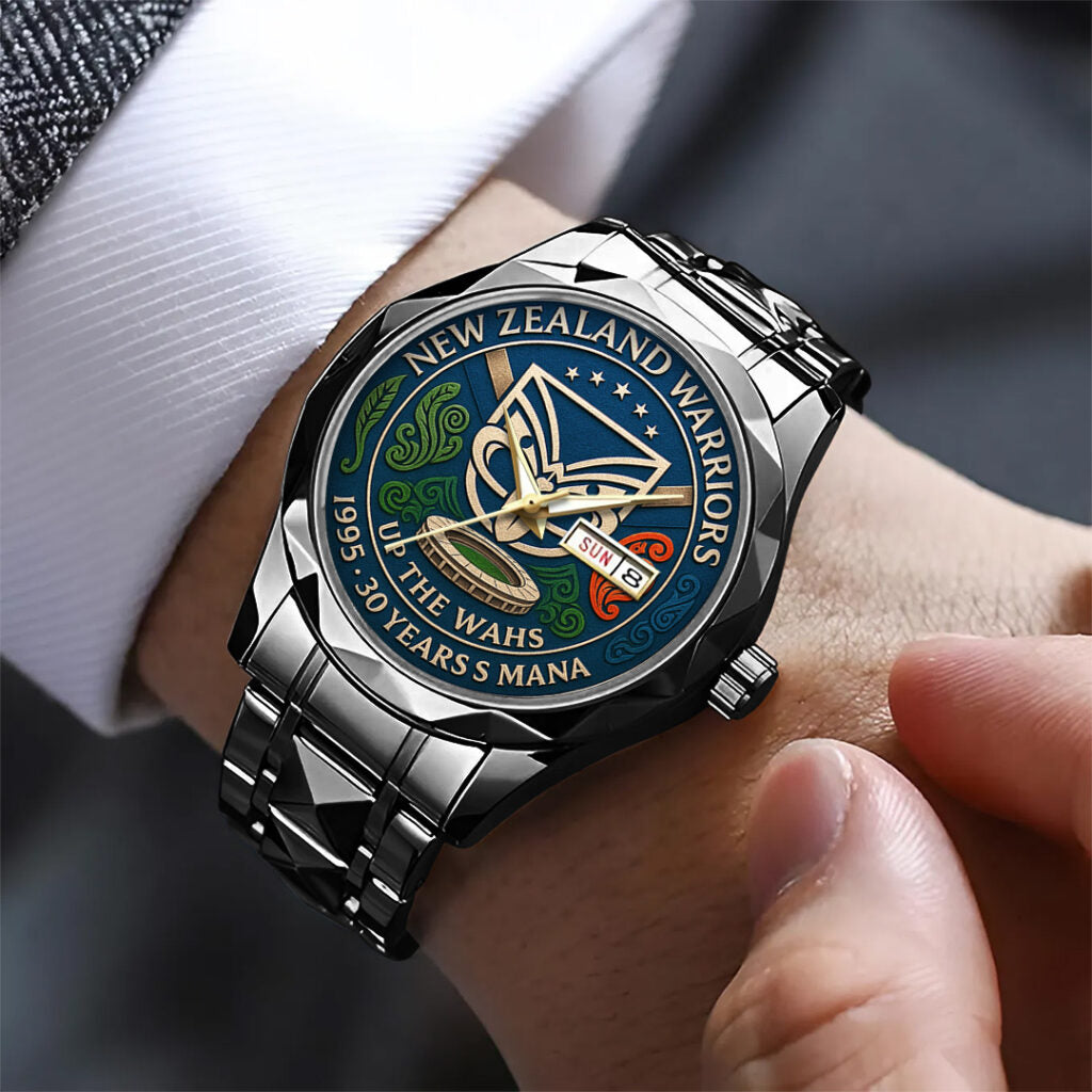 New Zealand Warriors 30th Anniversary Alloy Luxury Quartz Watch - TANTN17875