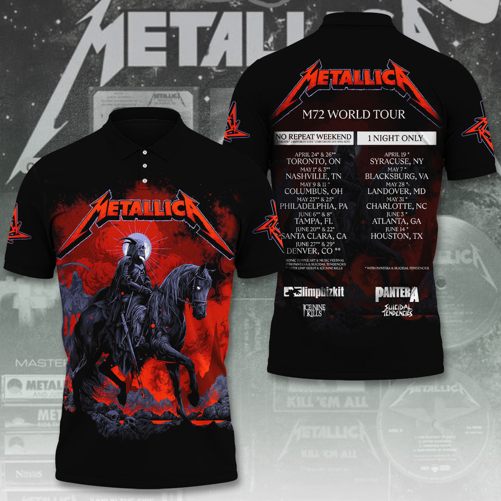 Metallica Tour 2026 3D Apparel – TANTN17982