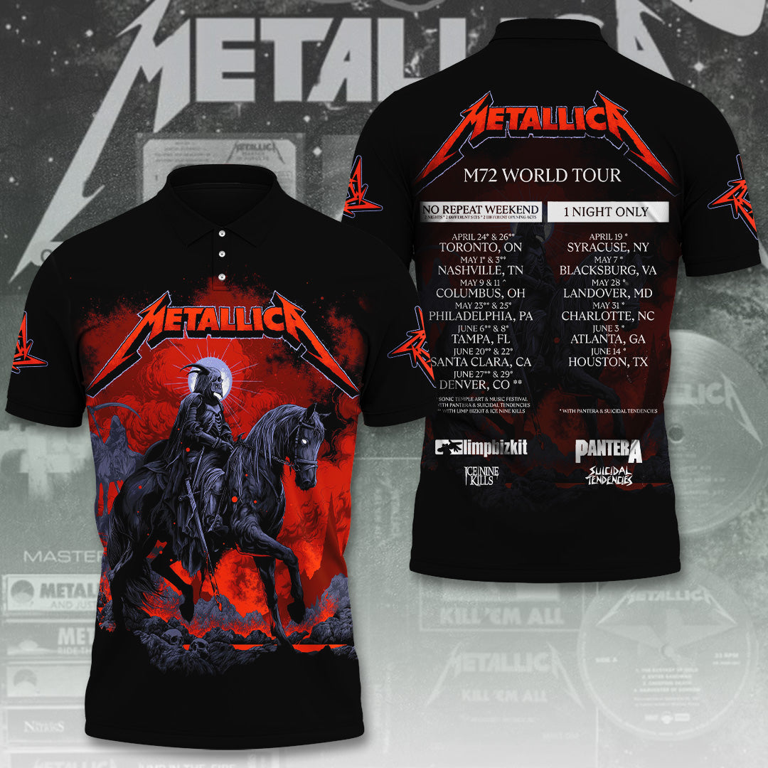 Metallica Tour 2026 3D Apparel – TANTN17982
