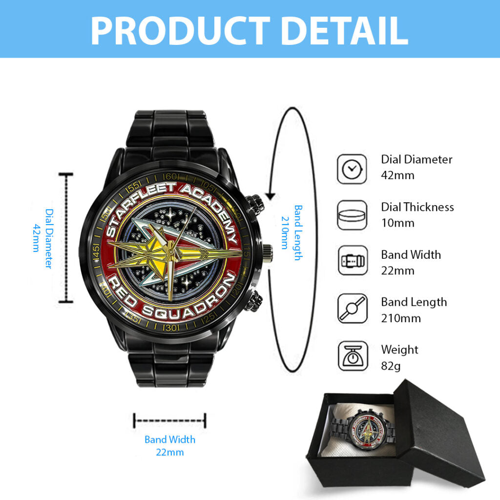 Star Trek Black Stainless Steel Watch - TANTN17988
