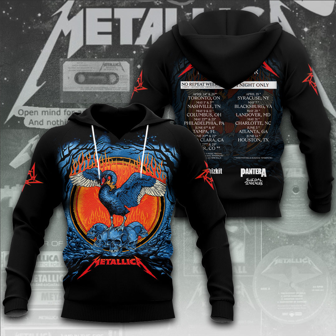 Metallica Tour 2026 3D Apparel – TANTN18180