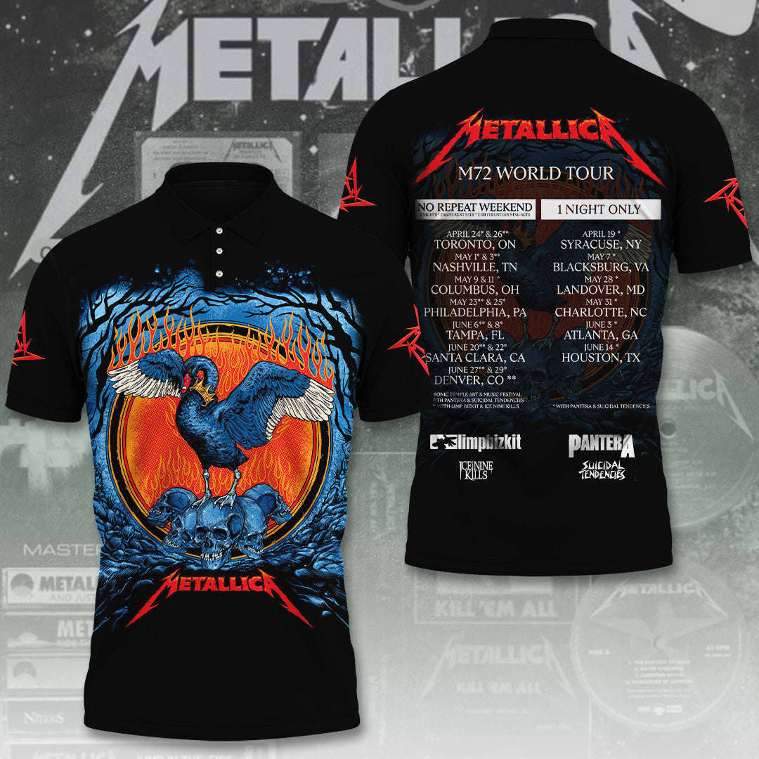 Metallica Tour 2026 3D Apparel – TANTN18180