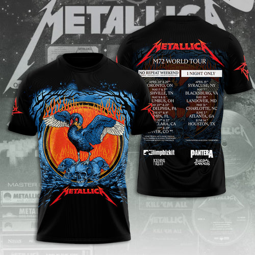 Metallica Tour 2026 3D Apparel – TANTN18180