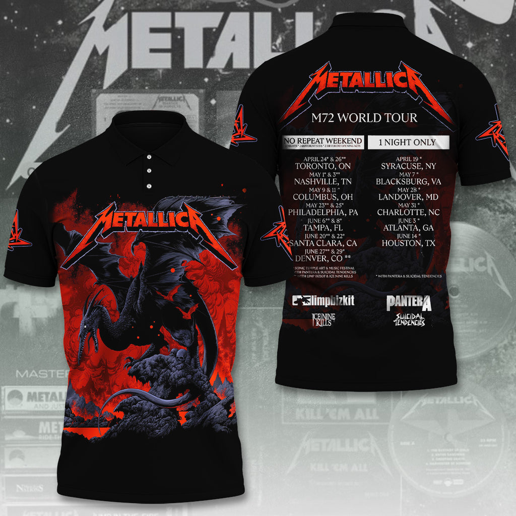 Metallica Tour 2026 3D Apparel – TANTN18181