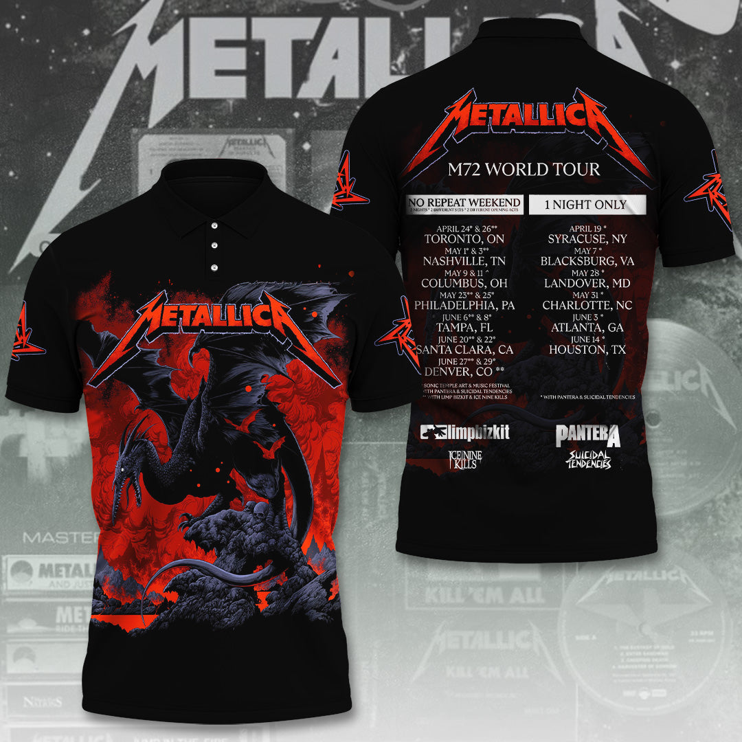 Metallica Tour 2026 3D Apparel – TANTN18181