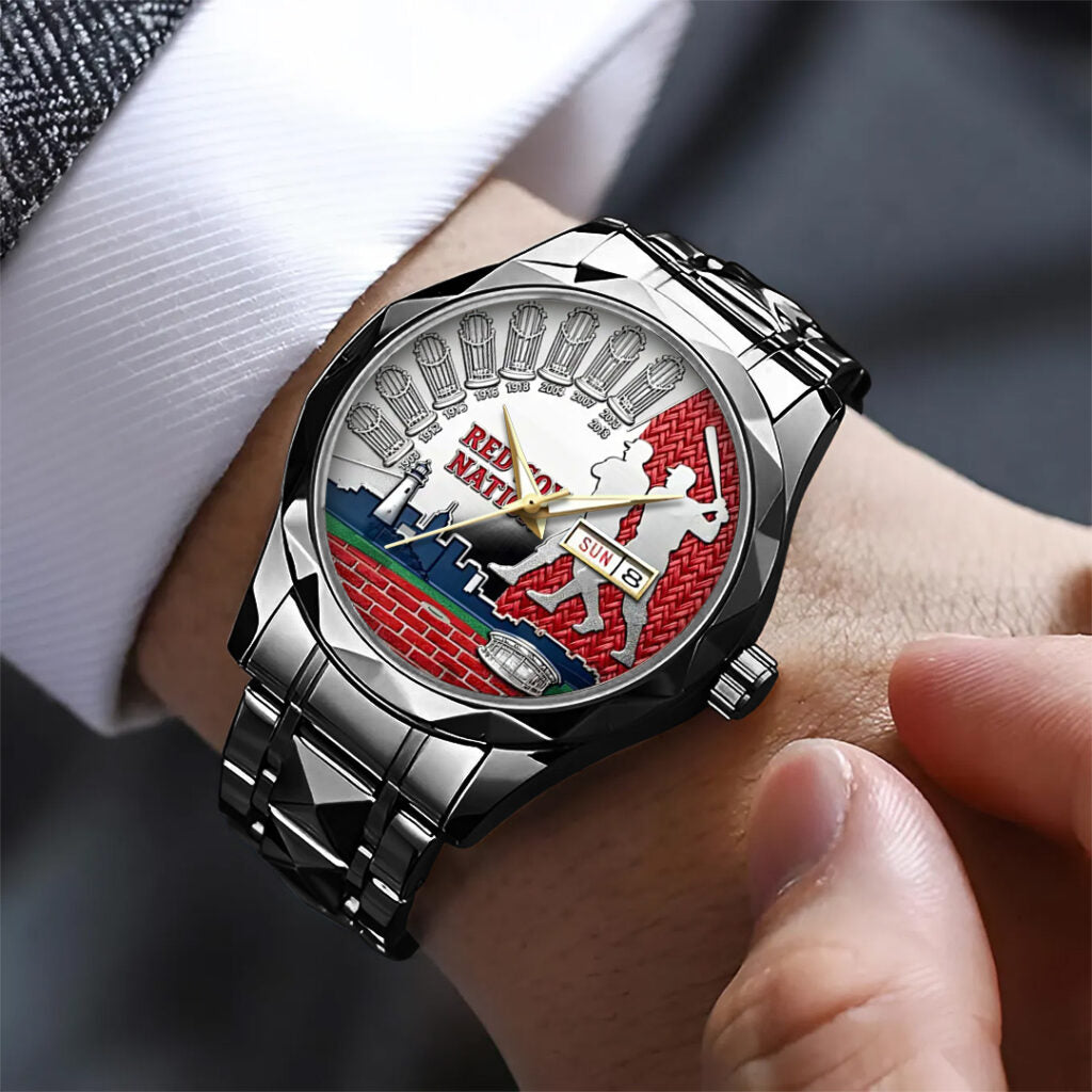 Boston Red Sox 125th Anniversary Alloy Luxury Quartz Watch - TANTN18278