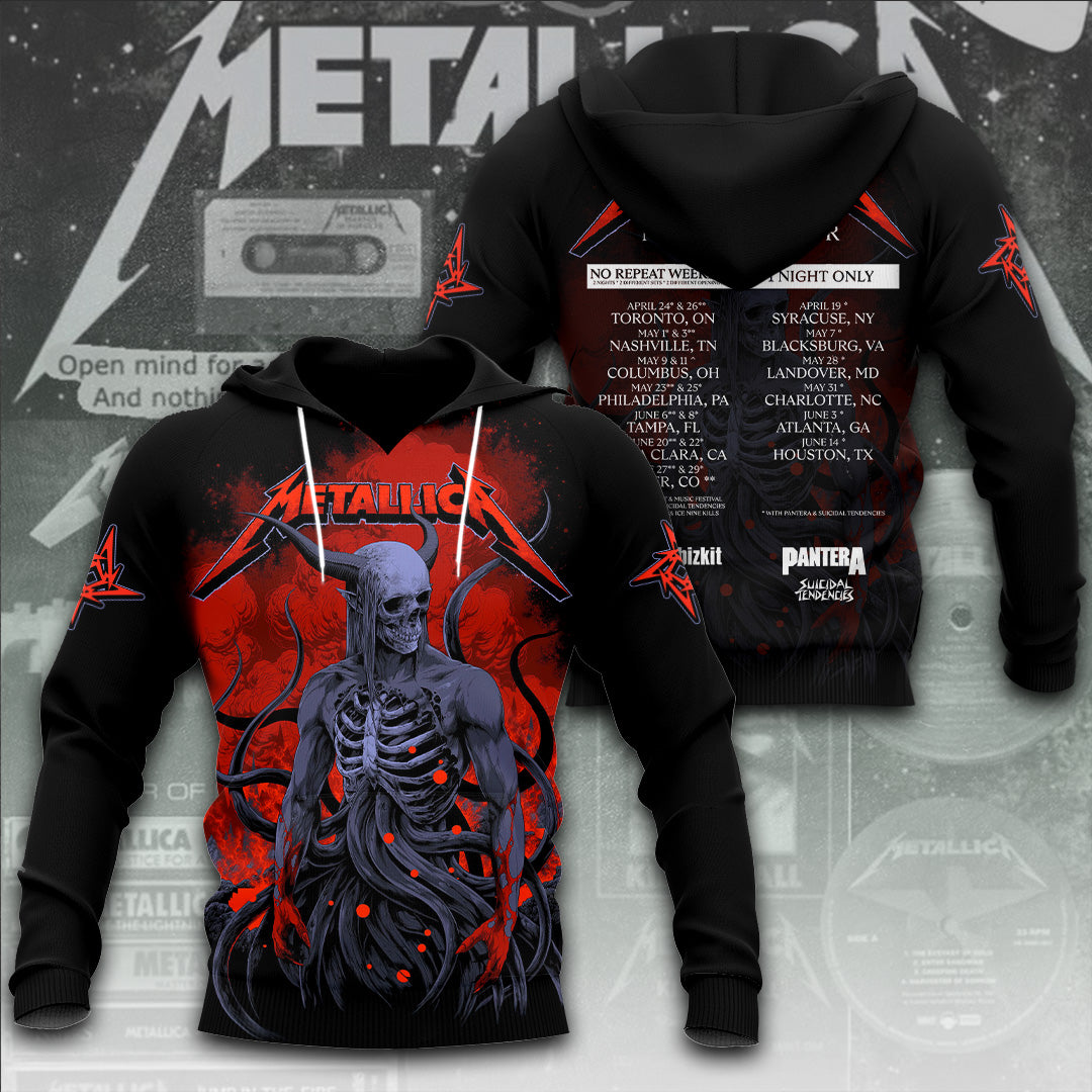 Metallica Tour 2026 3D Apparel – TANTN18312