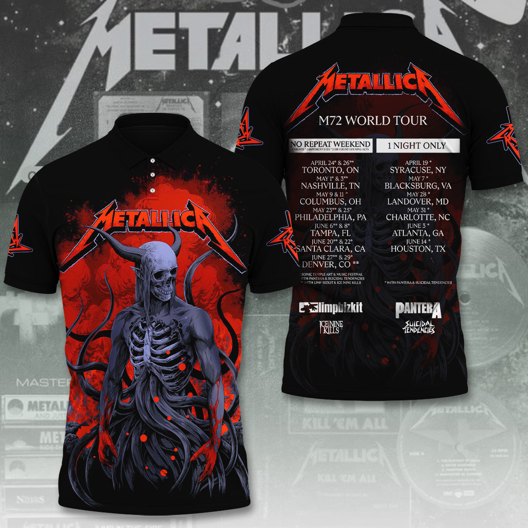 Metallica Tour 2026 3D Apparel – TANTN18312