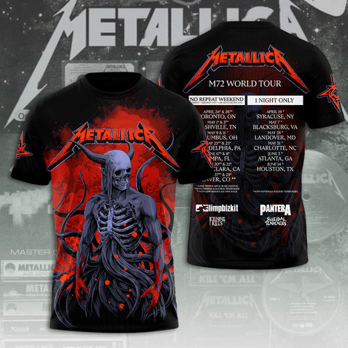 Metallica Tour 2026 3D Apparel – TANTN18312