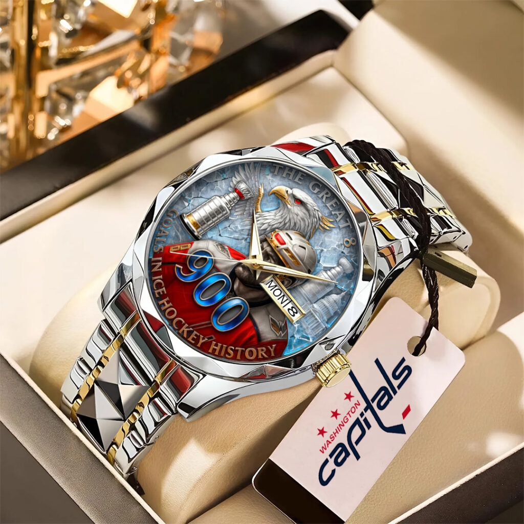 Alex Ovechkin x Washington Capitals Alloy Luxury Quartz Watch - TANTN18404