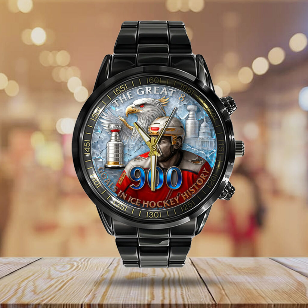 Alex Ovechkin x Washington Capitals Black Stainless Steel Watch - TANTN18405