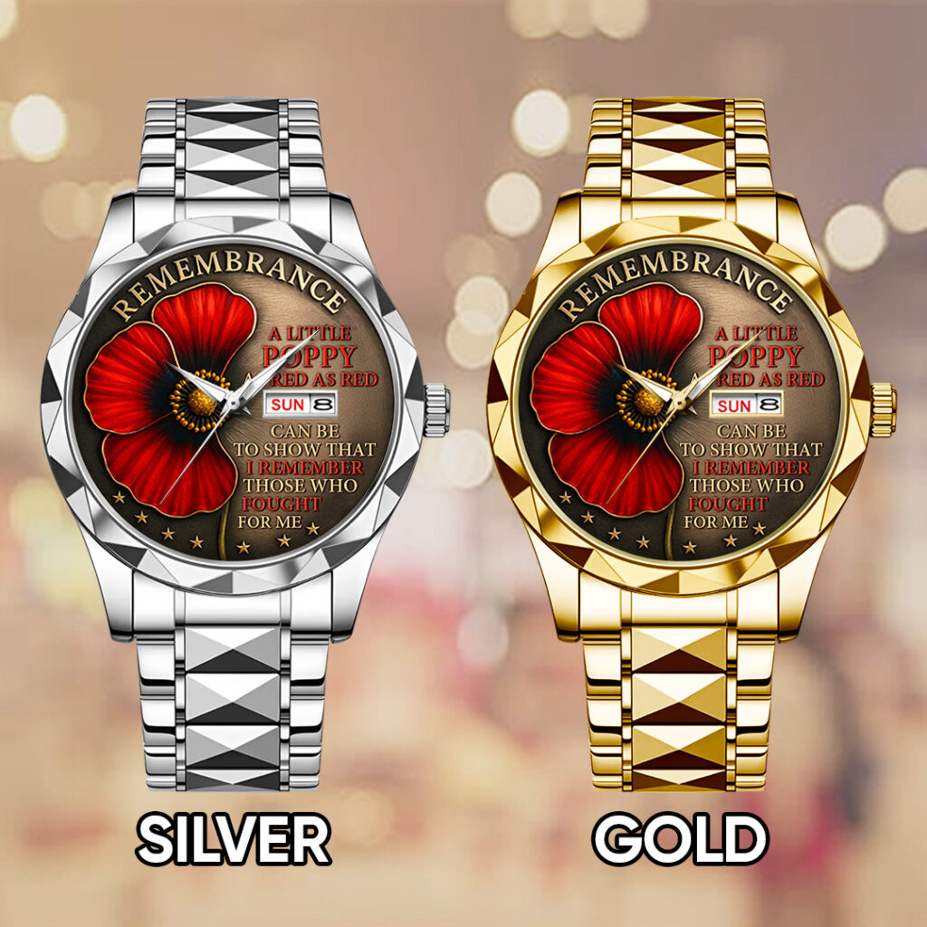 Poppy Remembrance Military Alloy Luxury Quartz Watch - TANTN18438