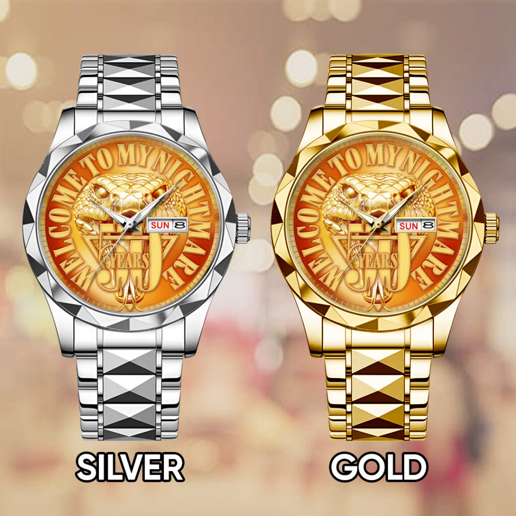 Alice Cooper Welcome to My Nightmare 50th Anniversary Alloy Luxury Quartz Watch - TANTN18492