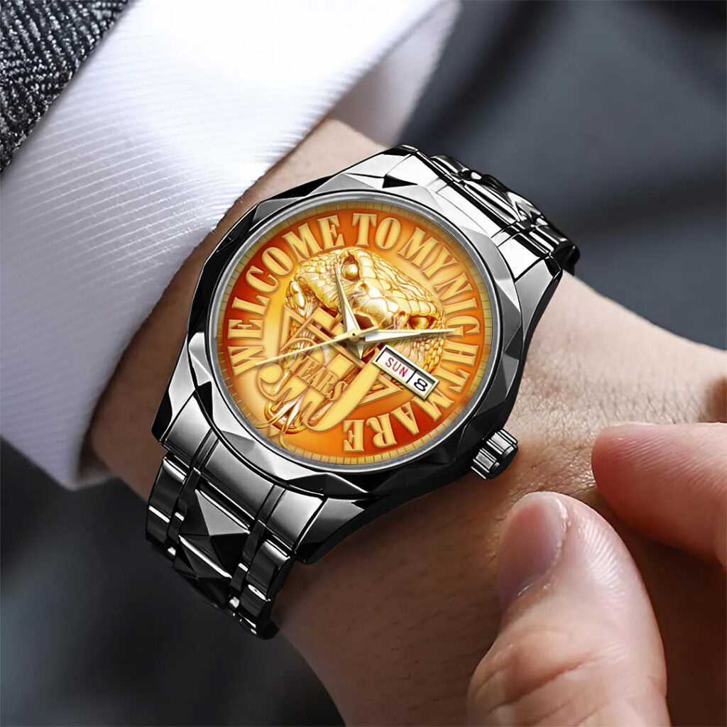 Alice Cooper Welcome to My Nightmare 50th Anniversary Alloy Luxury Quartz Watch - TANTN18492
