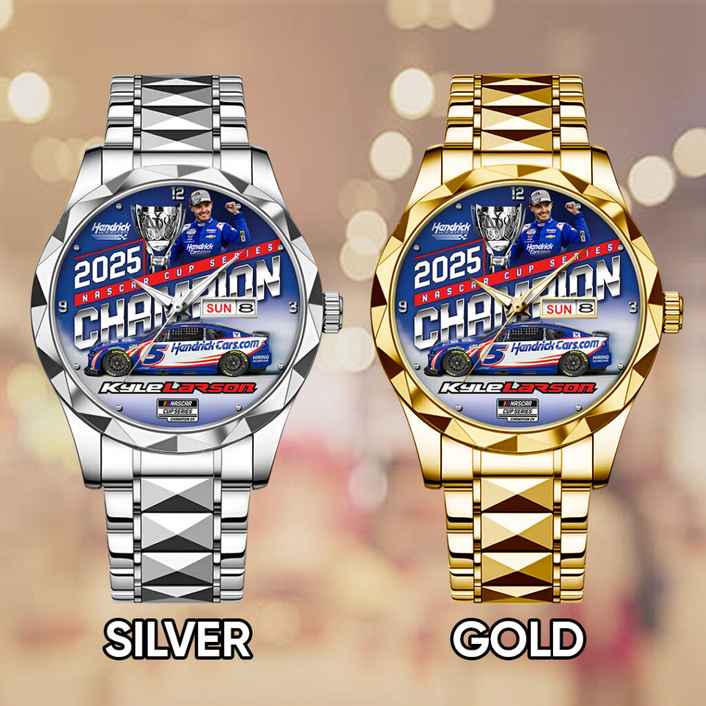 Kyle Larson 2025 NASCAR Cup Series Champion Alloy Luxury Quartz Watch - TANTN18544
