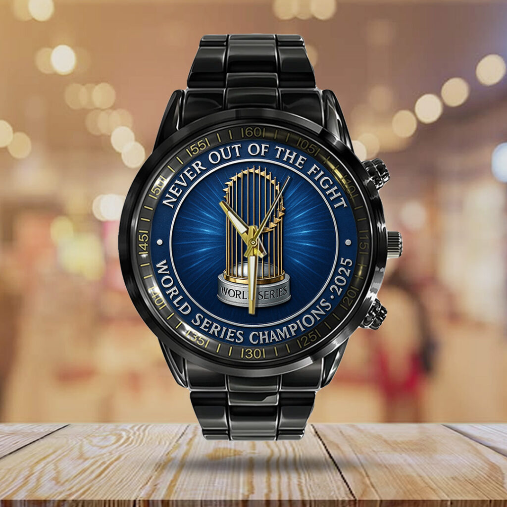 Los Angeles Dodgers World Series 2025 Black Stainless Steel Watch - TANTN18955