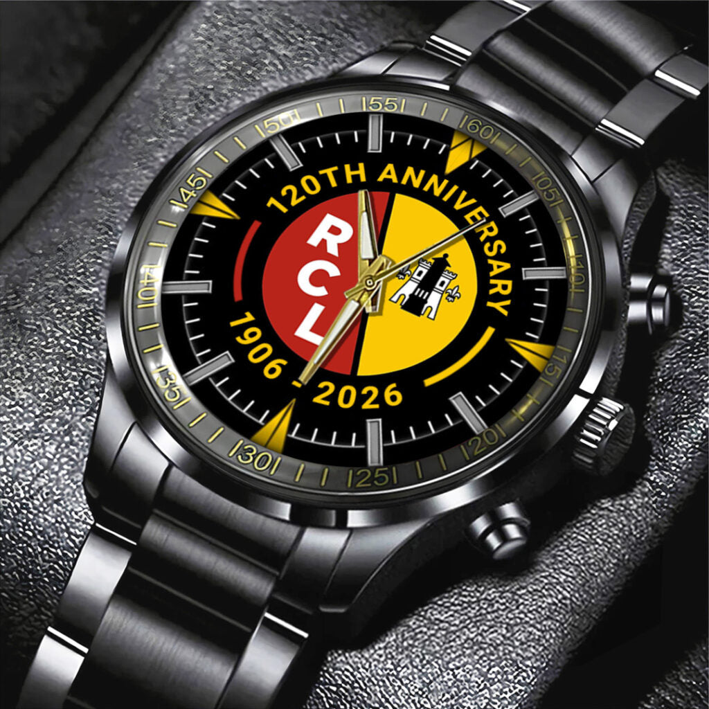 RC Lens 120th Anniversary Black Stainless Steel Watch - TANTN19304