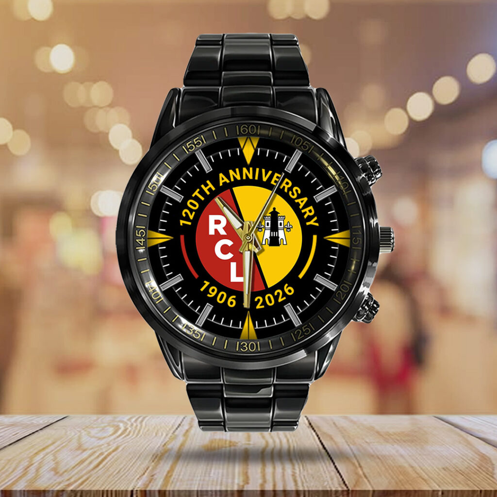 RC Lens 120th Anniversary Black Stainless Steel Watch - TANTN19304