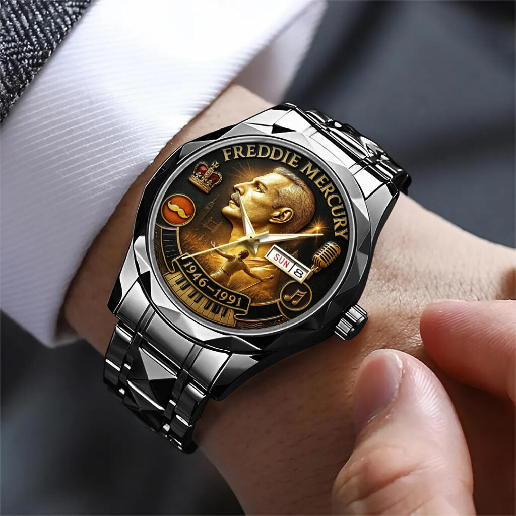 Freddie Mercury Alloy Luxury Quartz Watch - TANTN19409