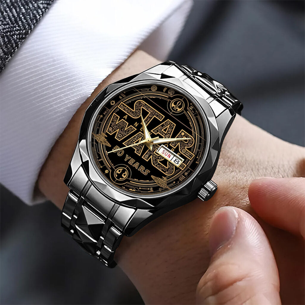 Star Wars 50th Anniversary Alloy Luxury Quartz Watch - TANTN19411