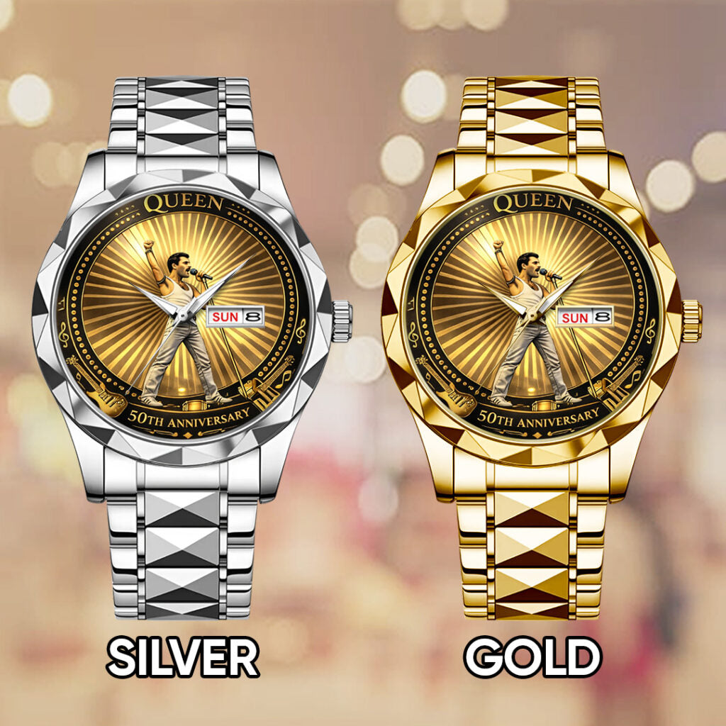 Freddie Mercury 50th Anniversary Alloy Luxury Quartz Watch - TANTN19768