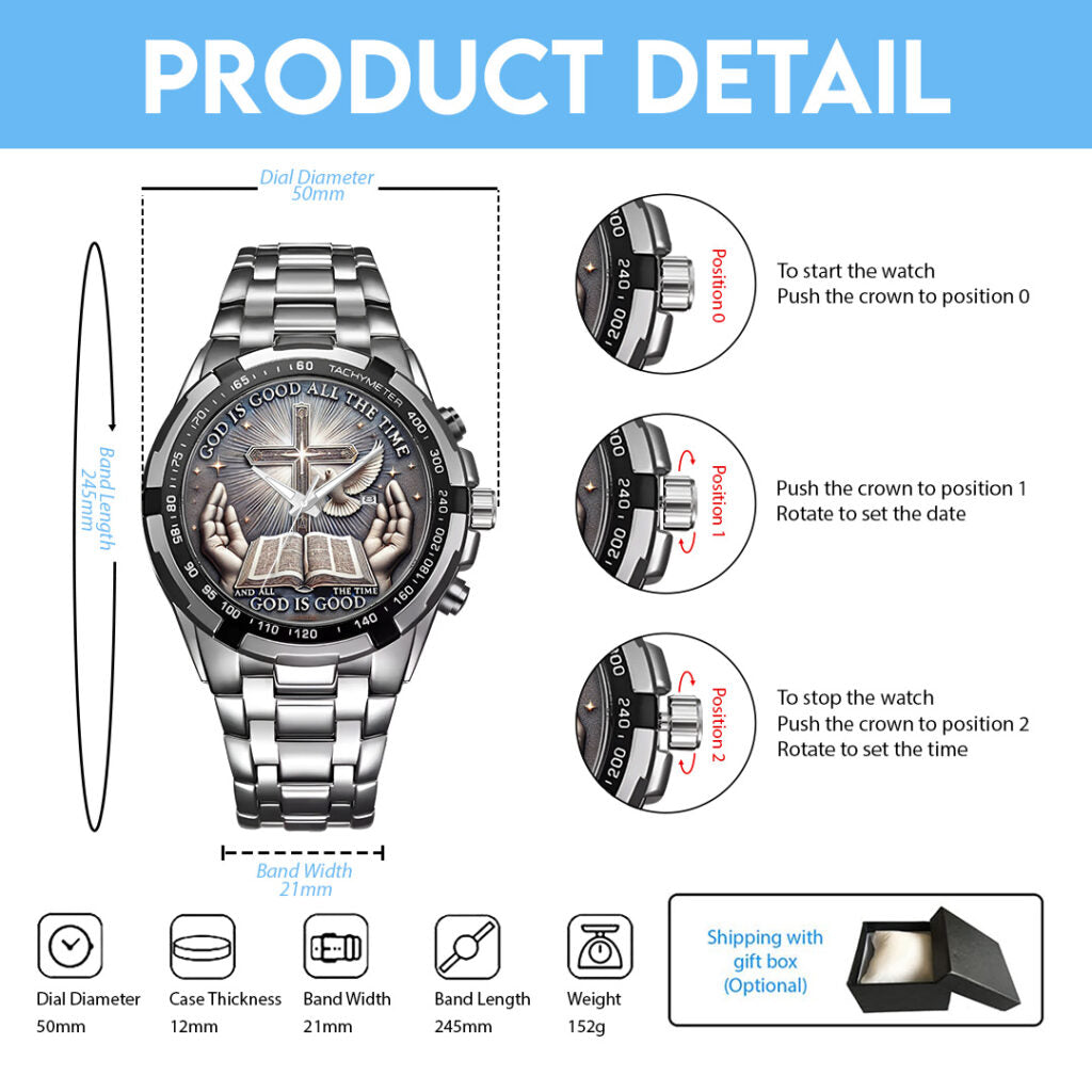In God We Trust Alloy Men Quartz Watch - TANTN19934