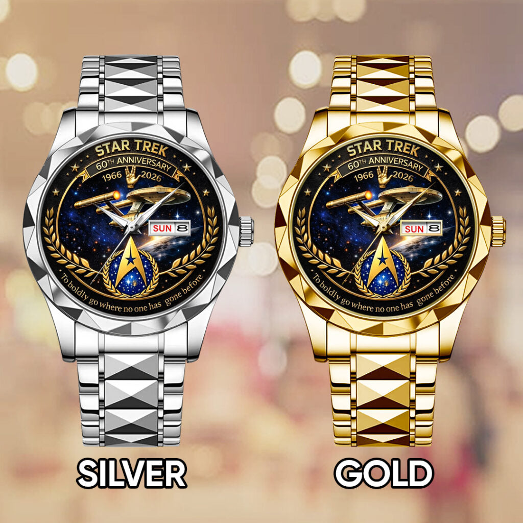 Star Trek 60th Anniversary Alloy Luxury Quartz Watch - TANTN19988