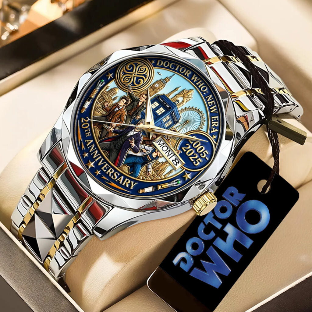 Doctor Who: New Era 20th Anniversary Alloy Luxury Quartz Watch - TANTN20028