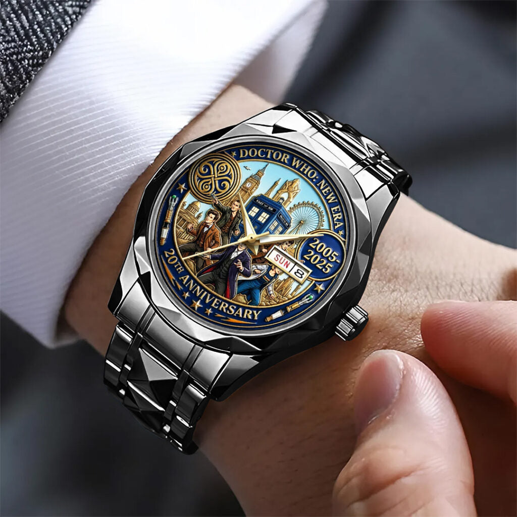 Doctor Who: New Era 20th Anniversary Alloy Luxury Quartz Watch - TANTN20028
