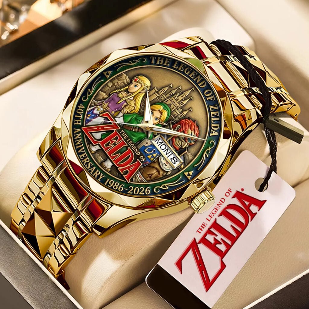 The Legend of Zelda 40th Anniversary Alloy Luxury Quartz Watch - TANTN20248