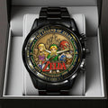 The Legend of Zelda 40th Anniversary Black Stainless Steel Watch - TANTN20249