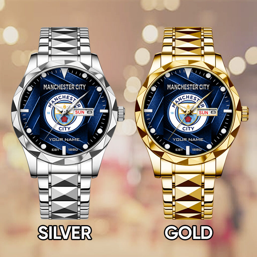 Personalized Manchester City Alloy Luxury Quartz Watch - TANTN20259