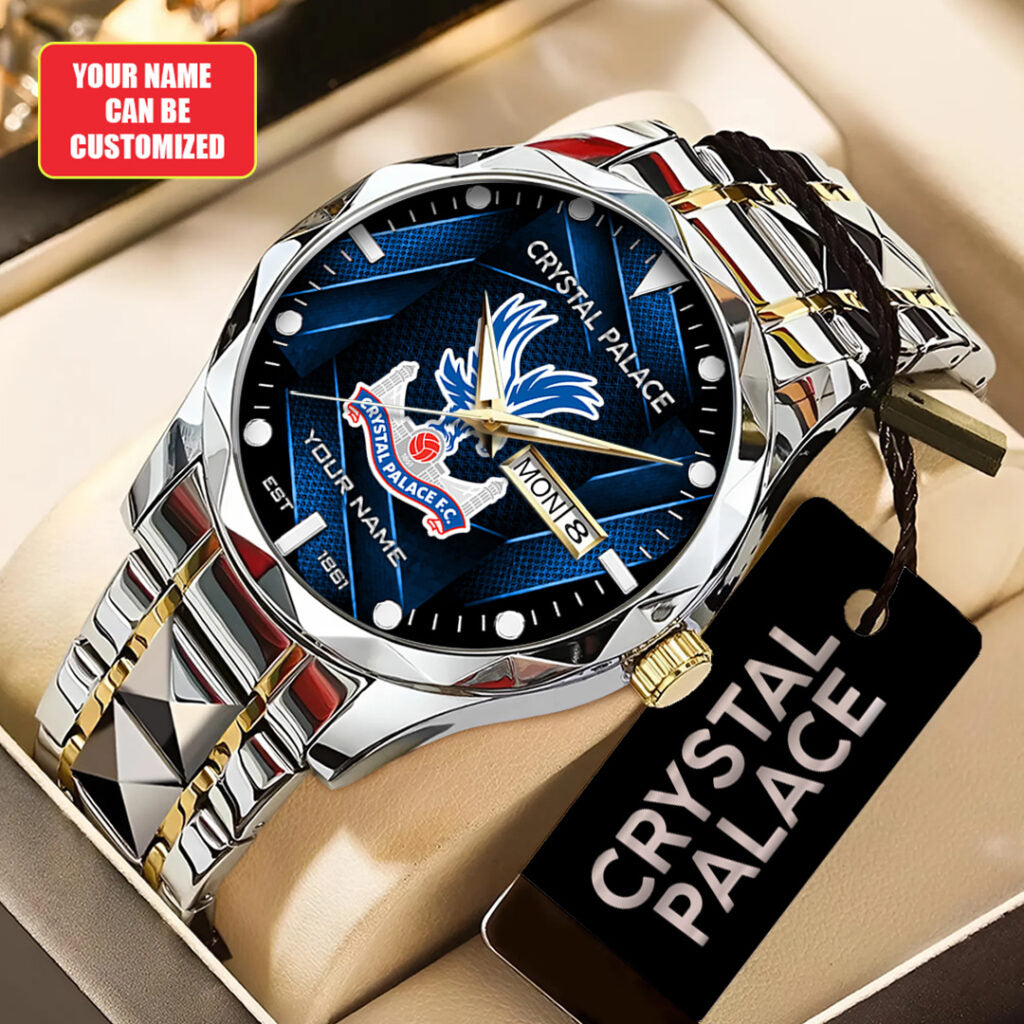 Personalized Crystal Palace FC Alloy Luxury Quartz Watch - TANTN20262