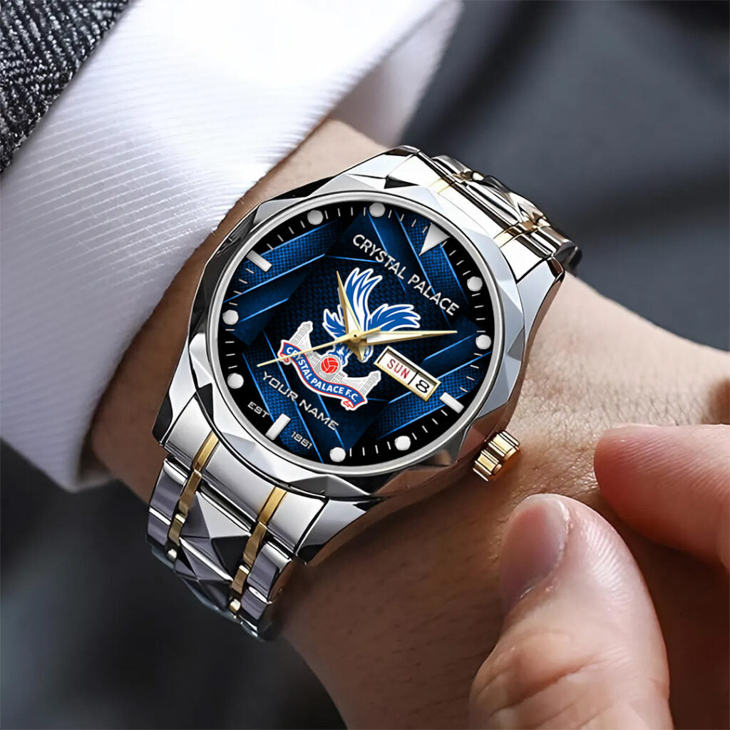 Personalized Crystal Palace FC Alloy Luxury Quartz Watch - TANTN20262
